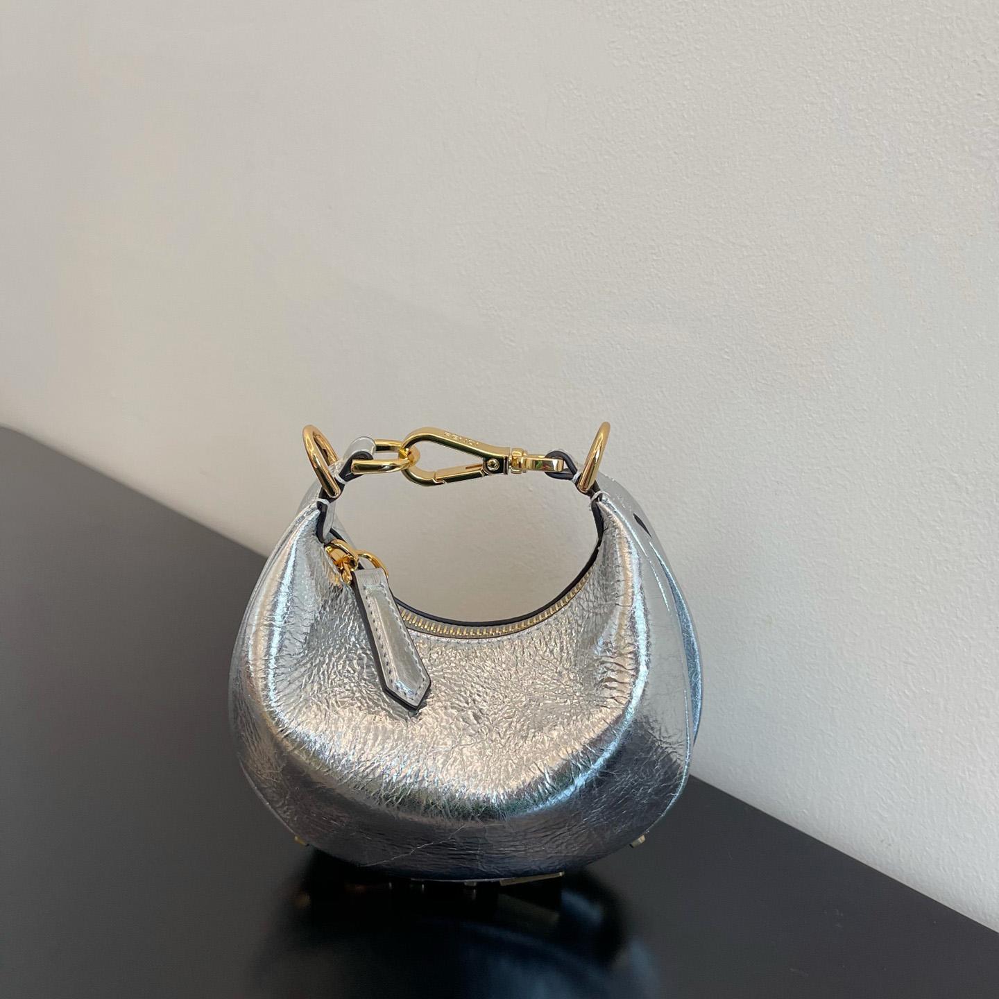 Fendi Nano Fendigraphy Mini Hobo Bag (16.5x14x5cm) - FashionPlug
