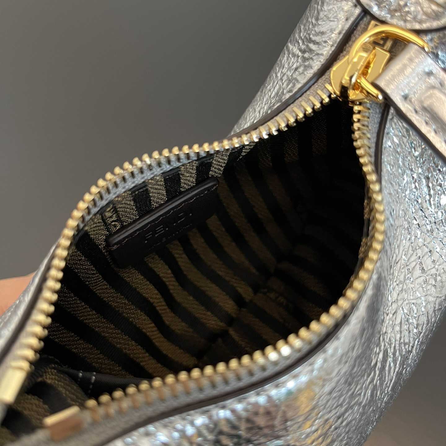 Fendi Nano Fendigraphy Mini Hobo Bag (16.5x14x5cm) - FashionPlug