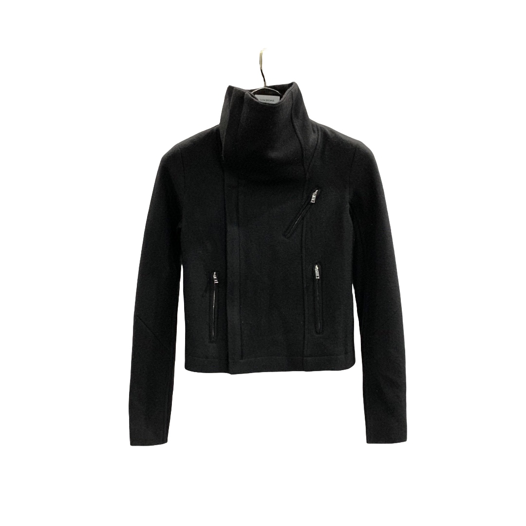 Rick Owens Zipped Virgin Wool Jacket - FashionPlug
