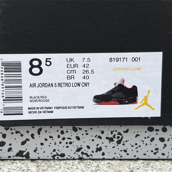 Air Jordan 5 Low “Alternate” Sneakers      819171-001 - FashionPlug
