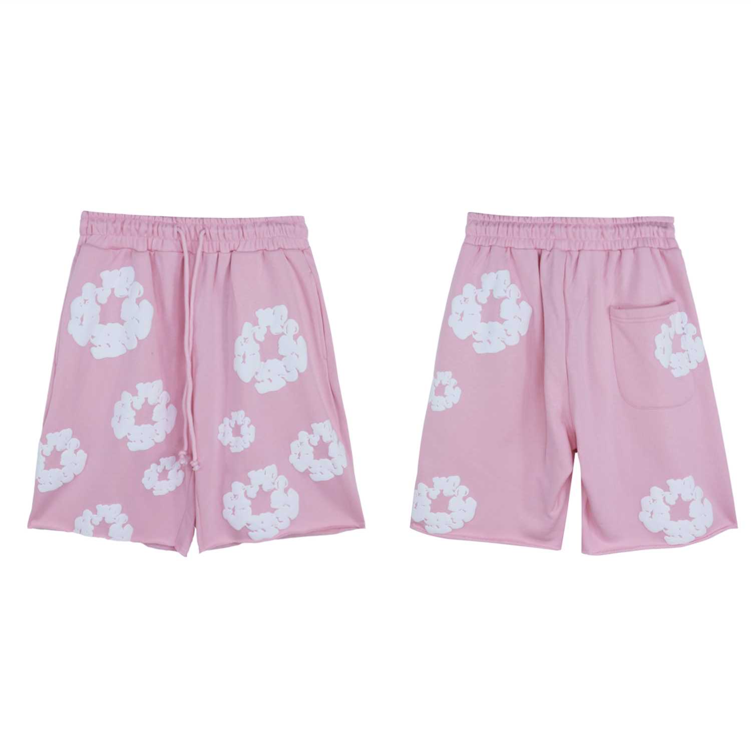 Denim Tears Cotton Wreath Sweat Shorts - FashionPlug