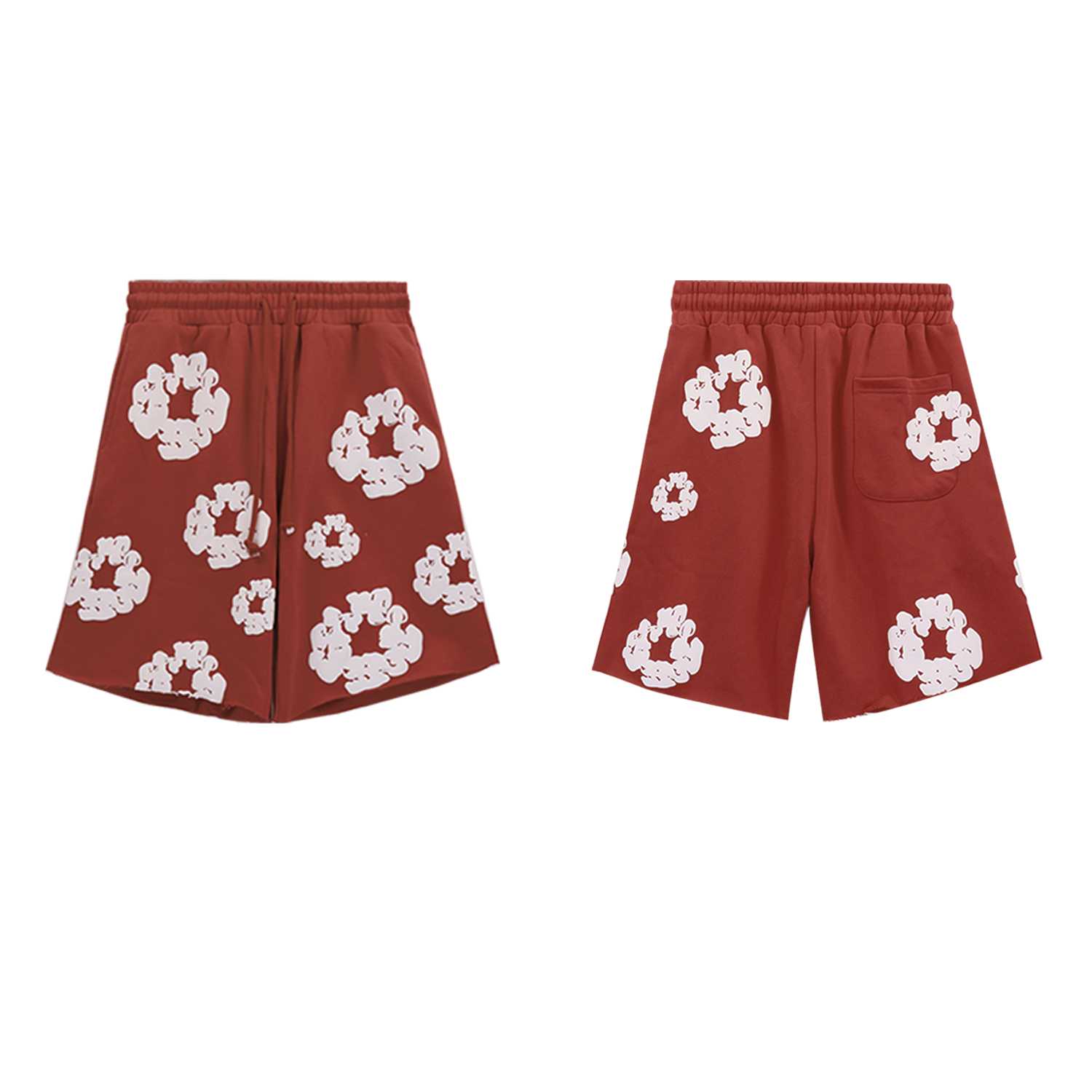Denim Tears Cotton Wreath Sweat Shorts - FashionPlug