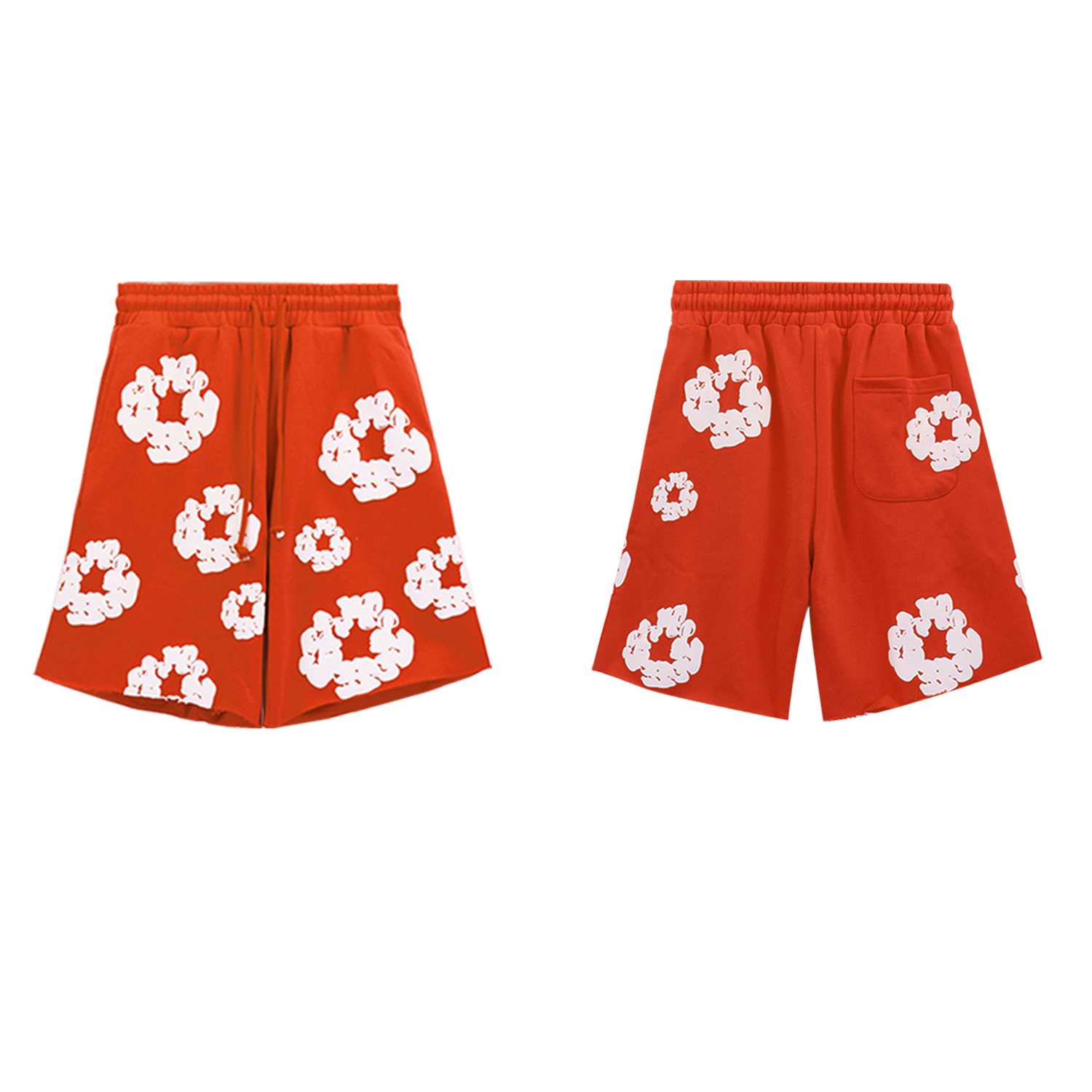 Denim Tears Cotton Wreath Sweat Shorts - FashionPlug