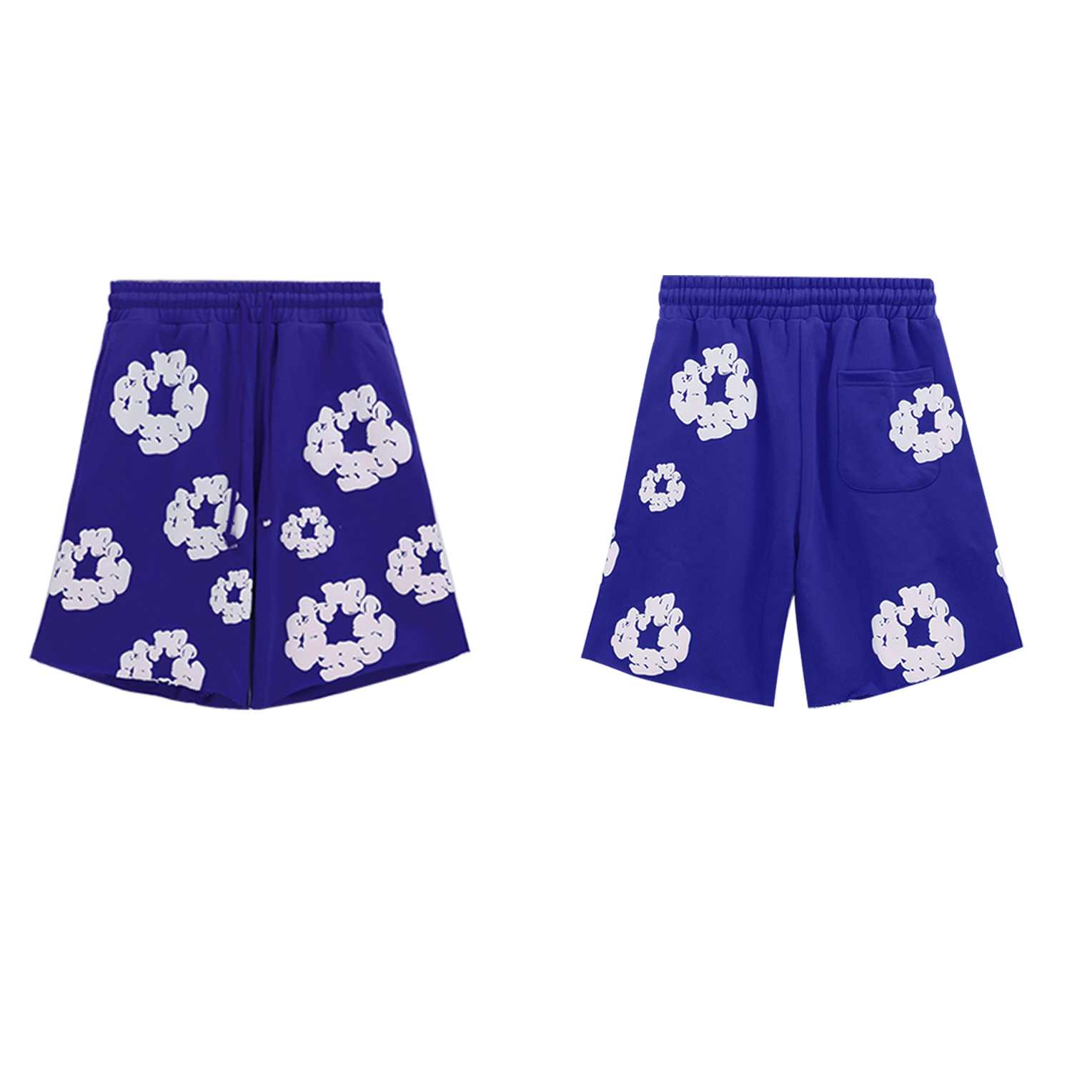 Denim Tears Cotton Wreath Sweat Shorts - FashionPlug