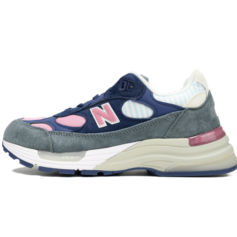 New Balance 992 Blue Green Pink Sneakers      M992NT  - FashionPlug