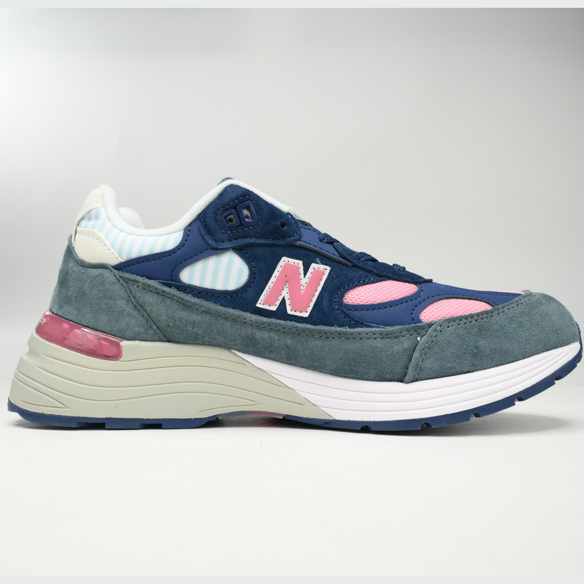 New Balance 992 Blue Green Pink Sneakers      M992NT  - FashionPlug