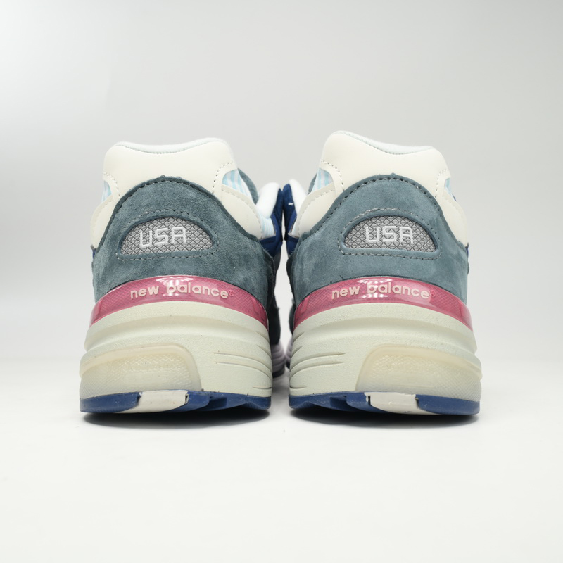 New Balance 992 Blue Green Pink Sneakers      M992NT  - FashionPlug