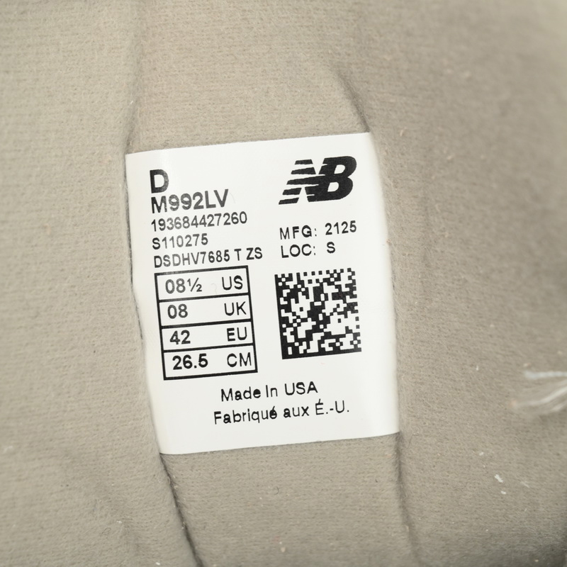 New Balance 992 Levi's Sneakers      M992LV  - FashionPlug