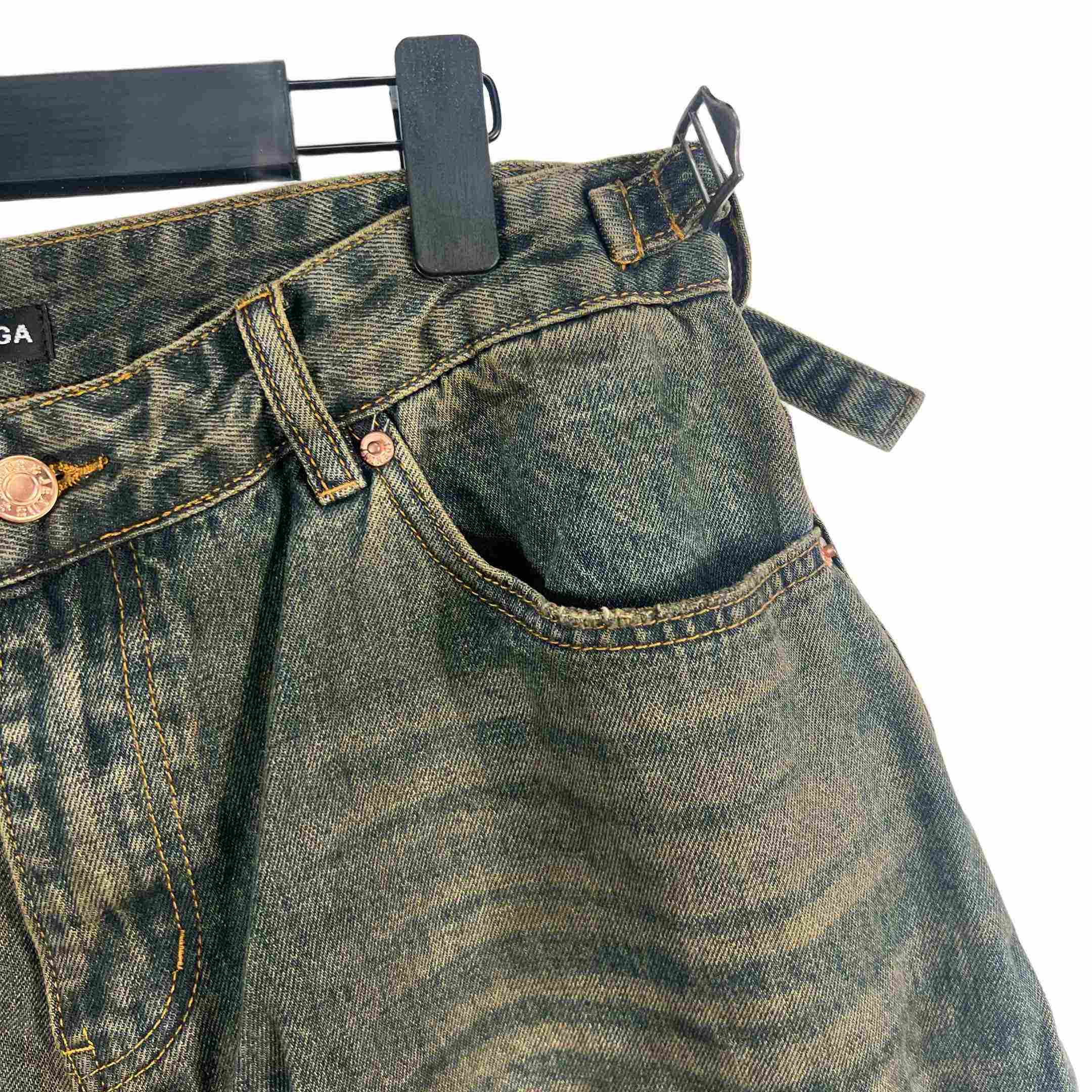 Balenciaga Denim Shorts - FashionPlug