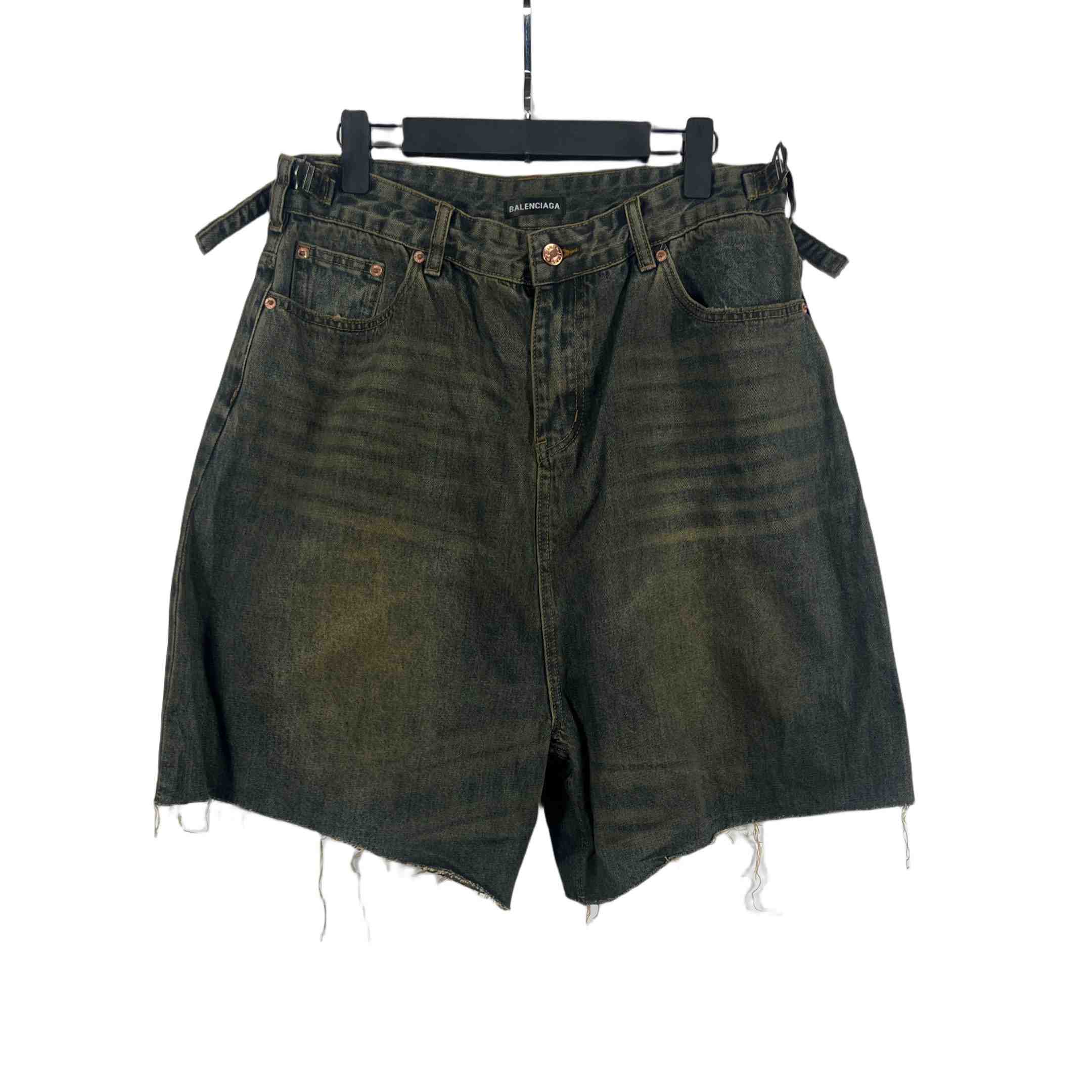 Balenciaga Denim Shorts - FashionPlug