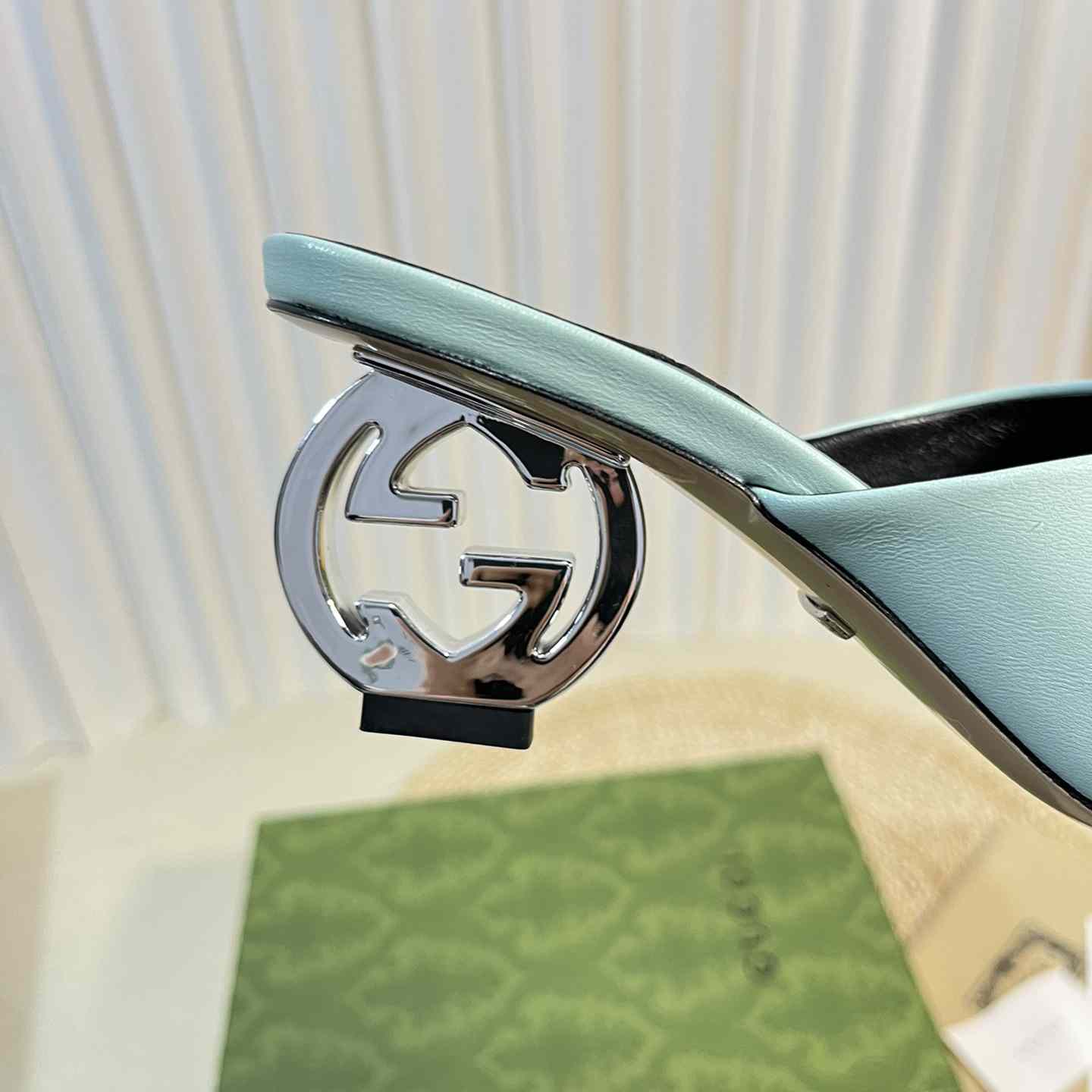Gucci Women's Interlocking G Heel Sandal - FashionPlug