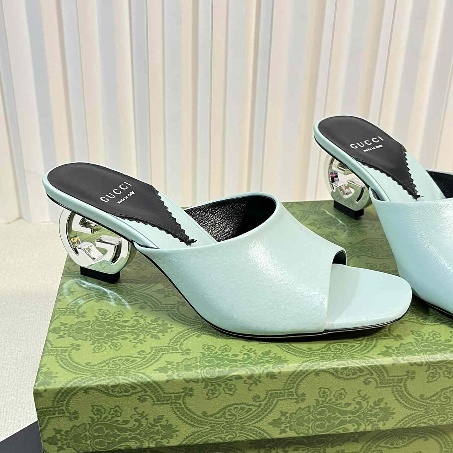 Gucci Women's Interlocking G Heel Sandal - FashionPlug