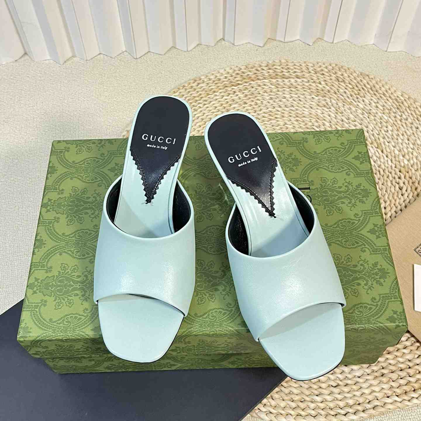 Gucci Women's Interlocking G Heel Sandal - FashionPlug