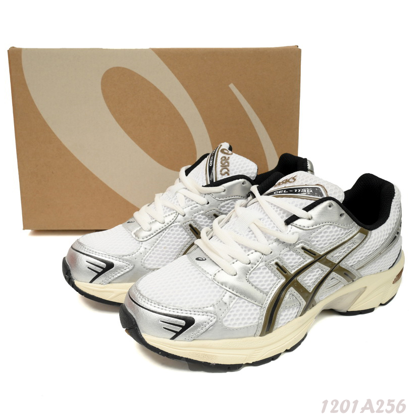 Gallerv Department x Asics Gel-1130 Light Gray Sneakers           1201A256  - FashionPlug