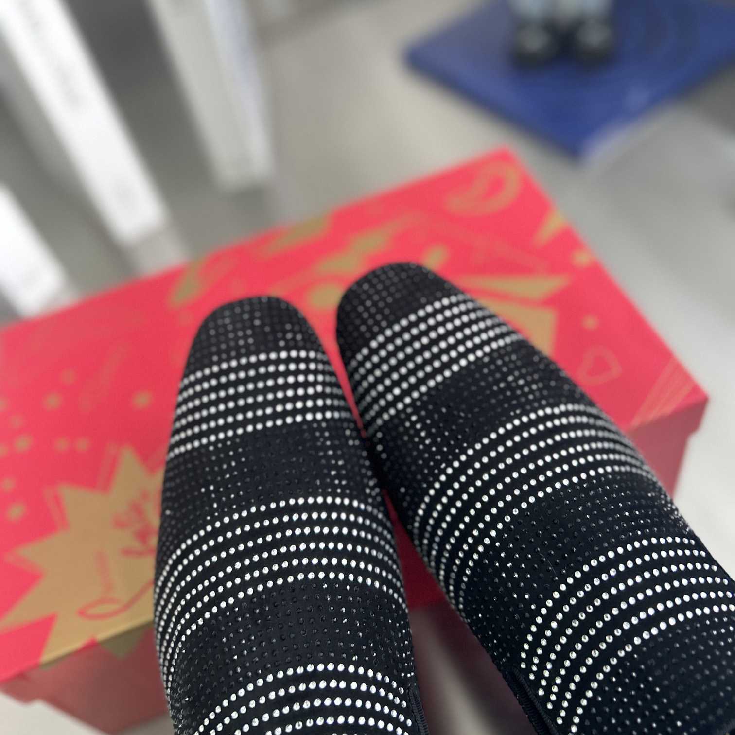 Christian Louboutin Dandy Chick Orlato Velvet Loafers - FashionPlug