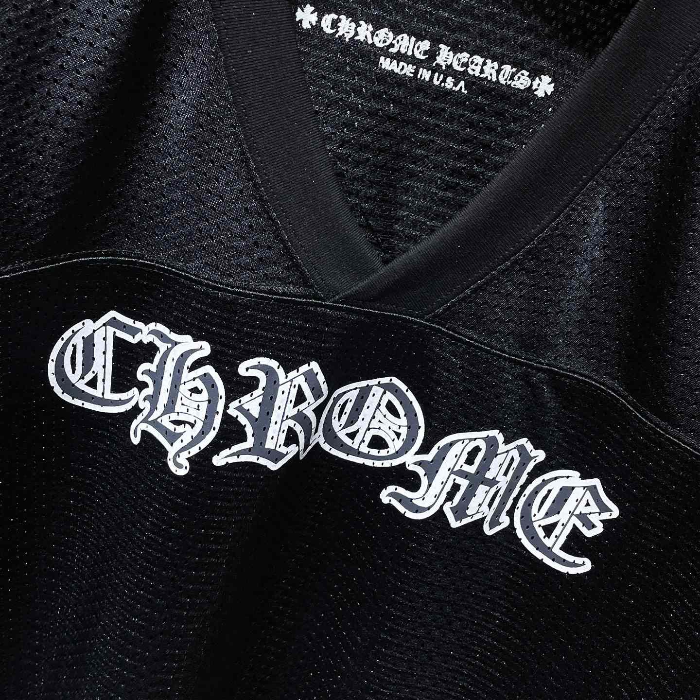 Chrome Heart Mesh Tee & Shorts - FashionPlug