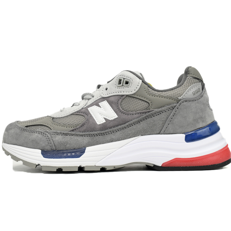 New Balance 992 Grey Blue Sneakers      M992AG  - FashionPlug