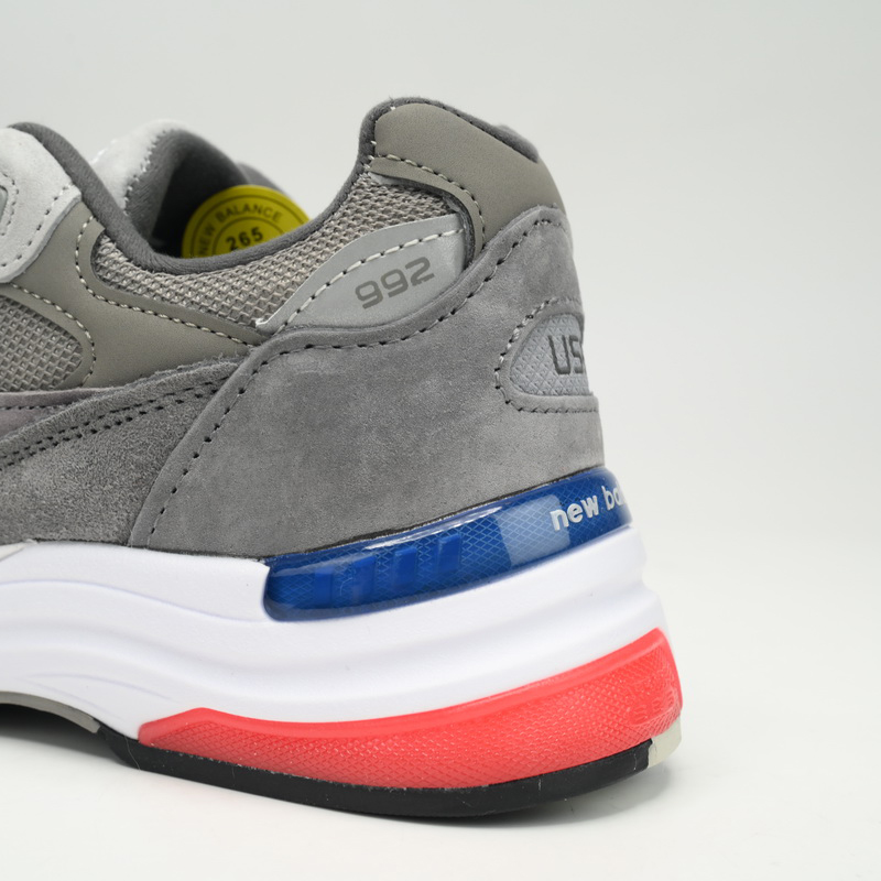 New Balance 992 Grey Blue Sneakers      M992AG  - FashionPlug