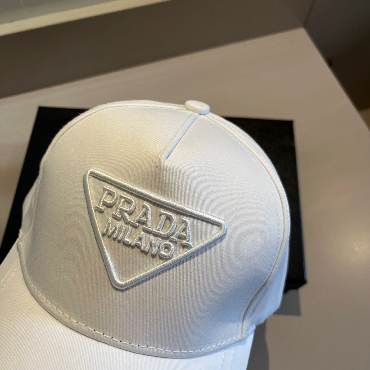 Prada Logo-patch Baseball Cap - FashionPlug