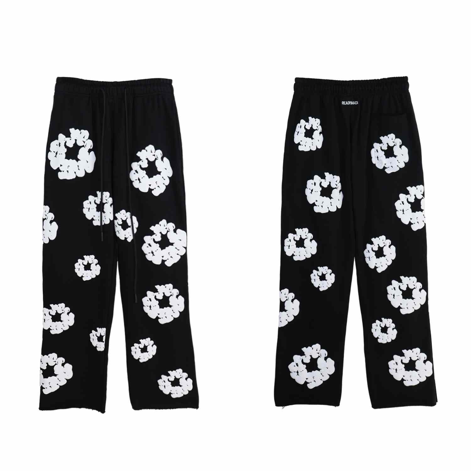 Readymade x Denim Tears Cotton Wreath Sweatpants - FashionPlug