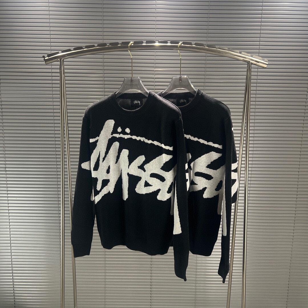 Stussy Logo-knit Jumper - FashionPlug