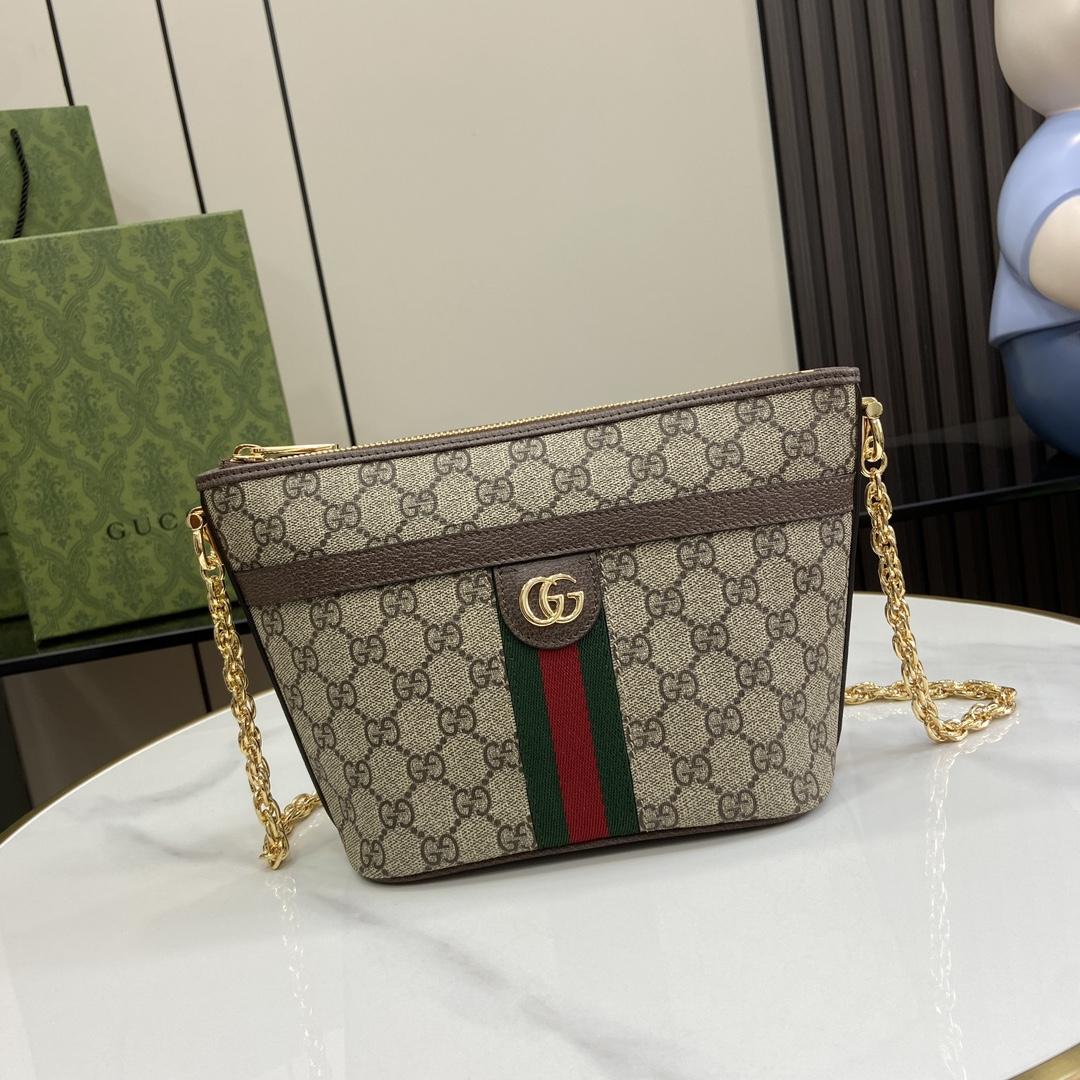 Gucci Ophidia GG Mini Shoulder Bag  - FashionPlug