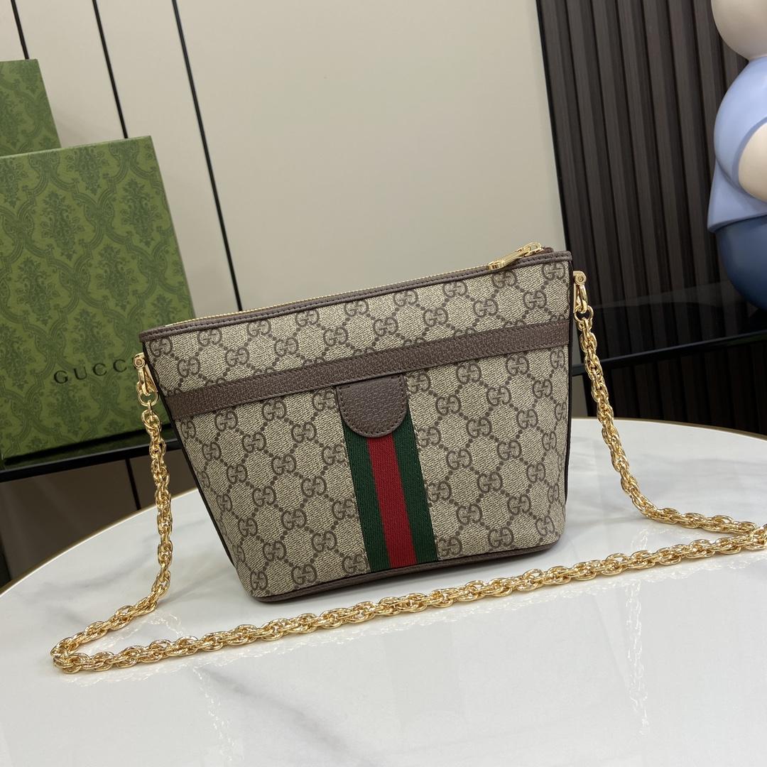 Gucci Ophidia GG Mini Shoulder Bag  - FashionPlug