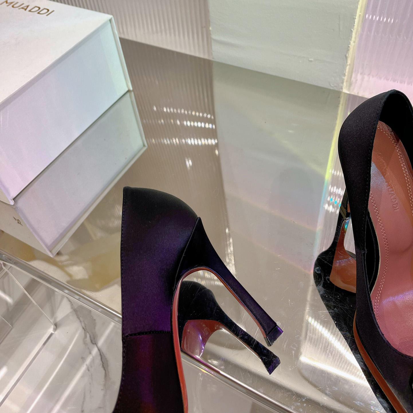 Amina Muaddi Camelia 95mm Crystal Pumps - FashionPlug