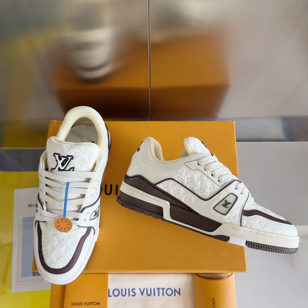 Louis Vuitton LV Trainer Sneaker  - FashionPlug
