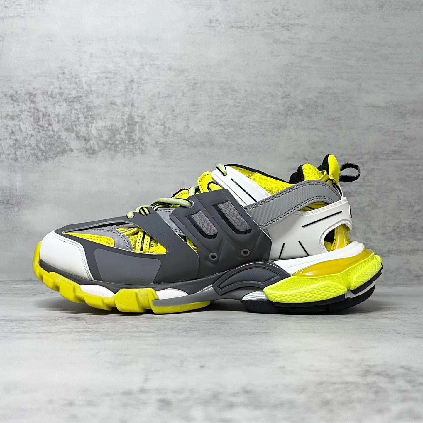 Balenciaga Track Trainer 'Yellow' - FashionPlug