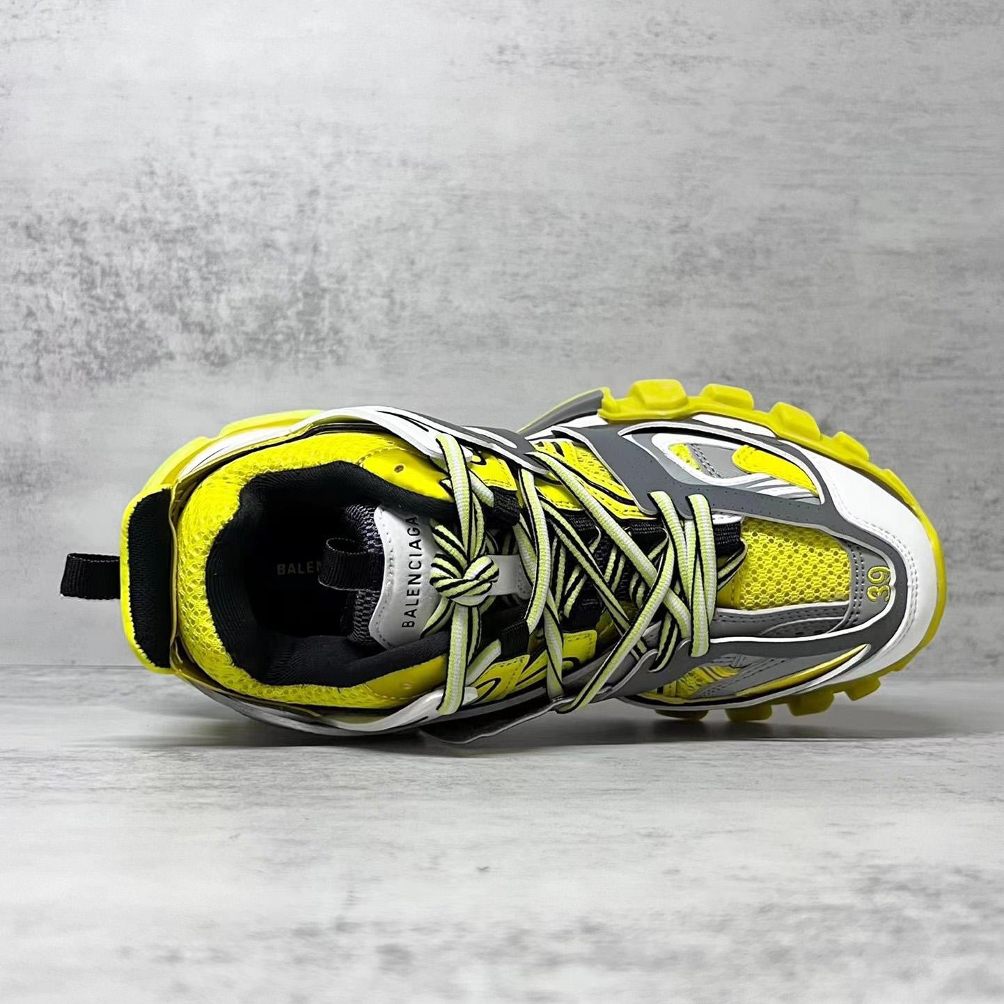 Balenciaga Track Trainer 'Yellow' - FashionPlug