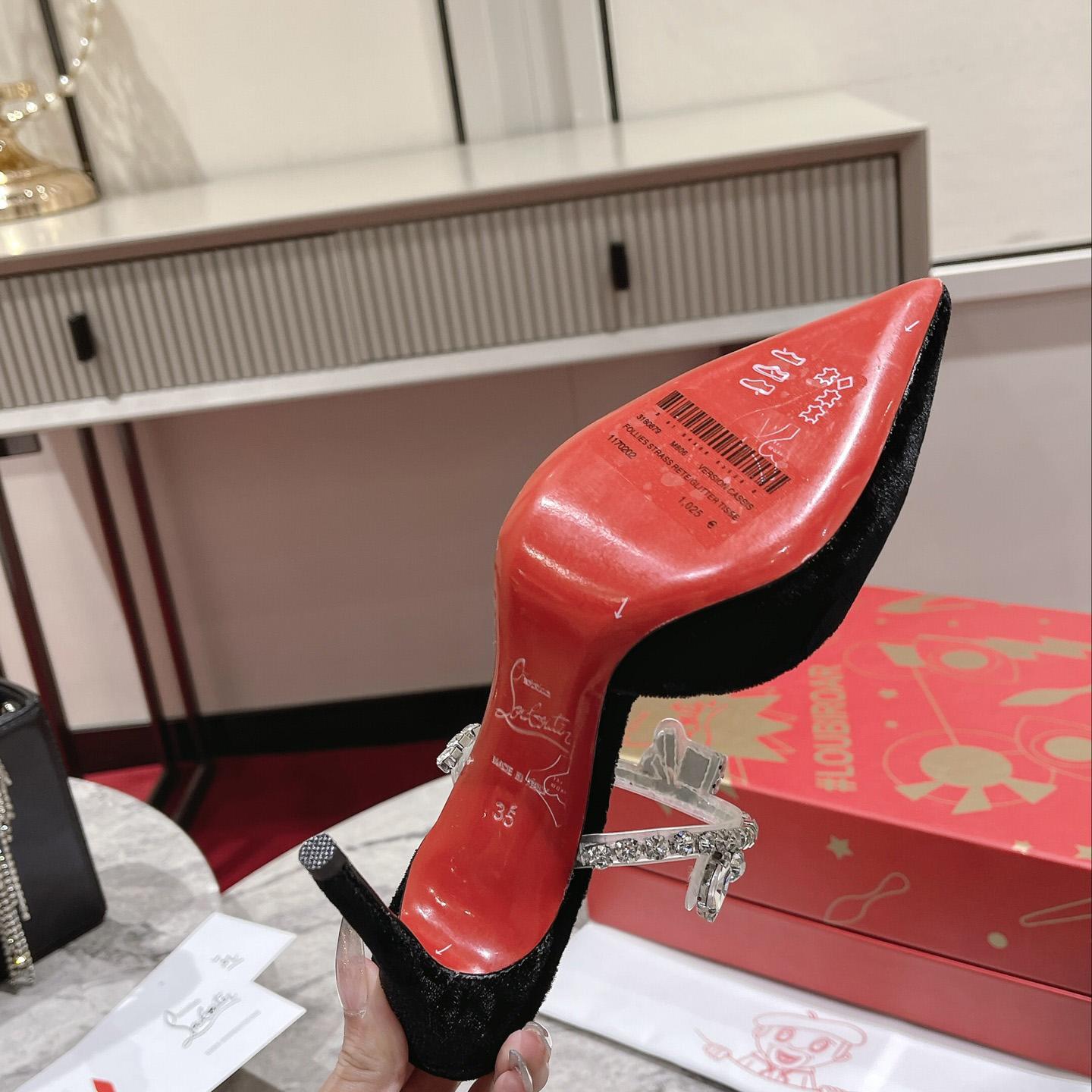 Christian Louboutin Planet Queen 70mm Mules Pumps  - FashionPlug
