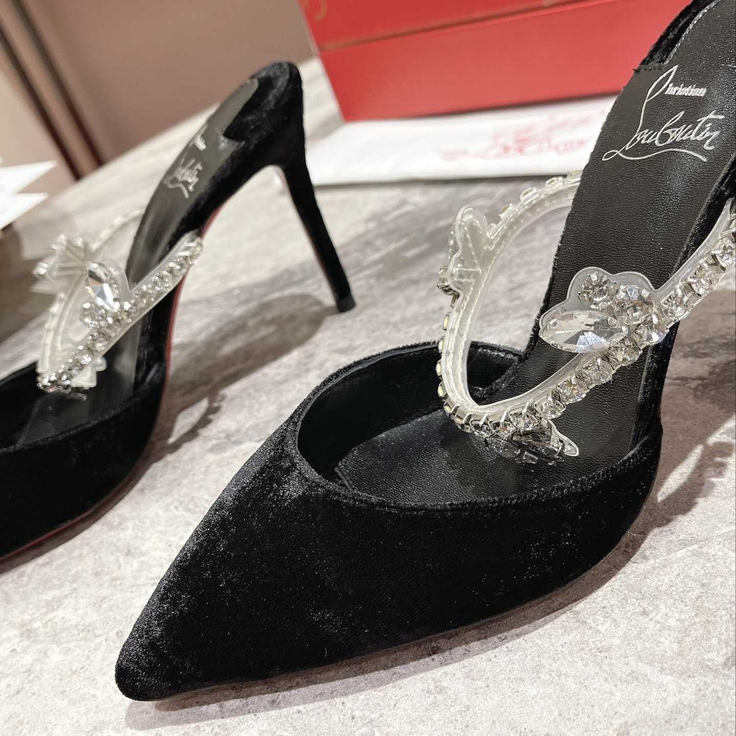 Christian Louboutin Planet Queen 70mm Mules Pumps  - FashionPlug