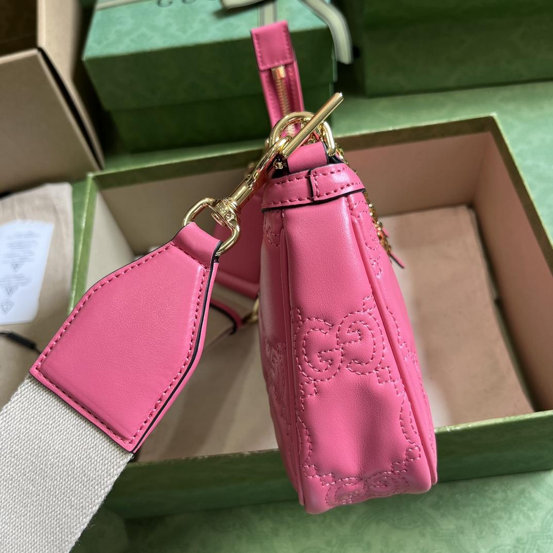 Gucci GG Matelassé Handbag(25-15-8cm) - FashionPlug