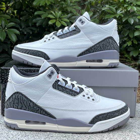 Air Jordan 3 “Cement Grey” Basketball Shoes      CT8532-106 - FashionPlug