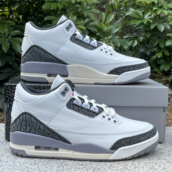 Air Jordan 3 “Cement Grey” Basketball Shoes      CT8532-106 - FashionPlug