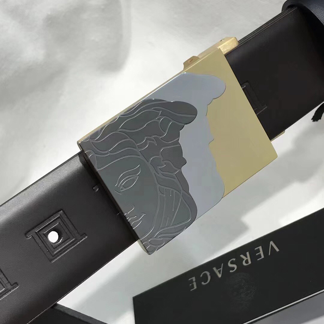 Versace Leather Belt   35mm - FashionPlug
