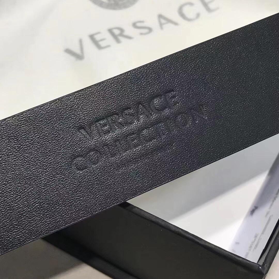 Versace Leather Belt   35mm - FashionPlug