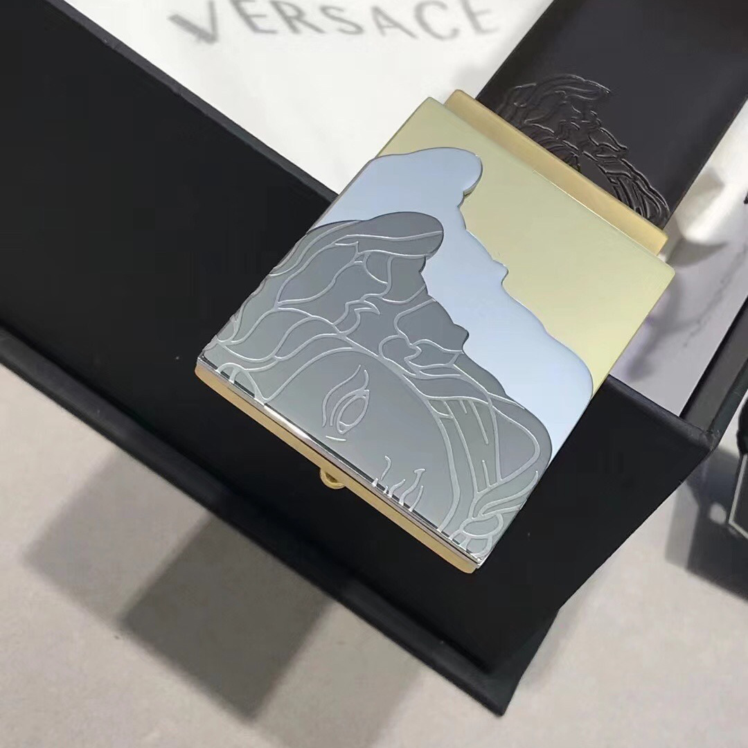 Versace Leather Belt   35mm - FashionPlug