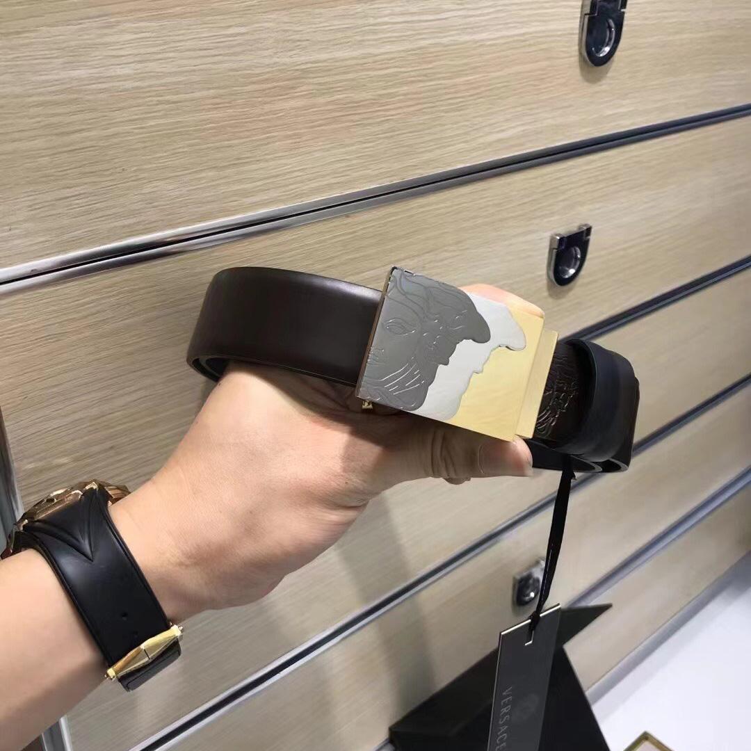 Versace Leather Belt   35mm - FashionPlug