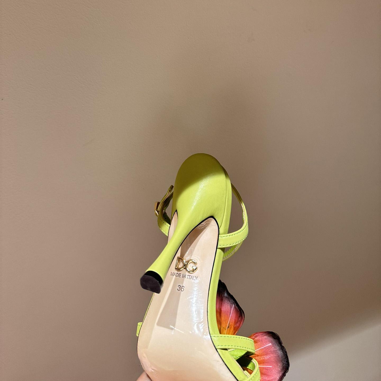 Dolce & Gabbana Butterfly Appliqué Sandals - FashionPlug