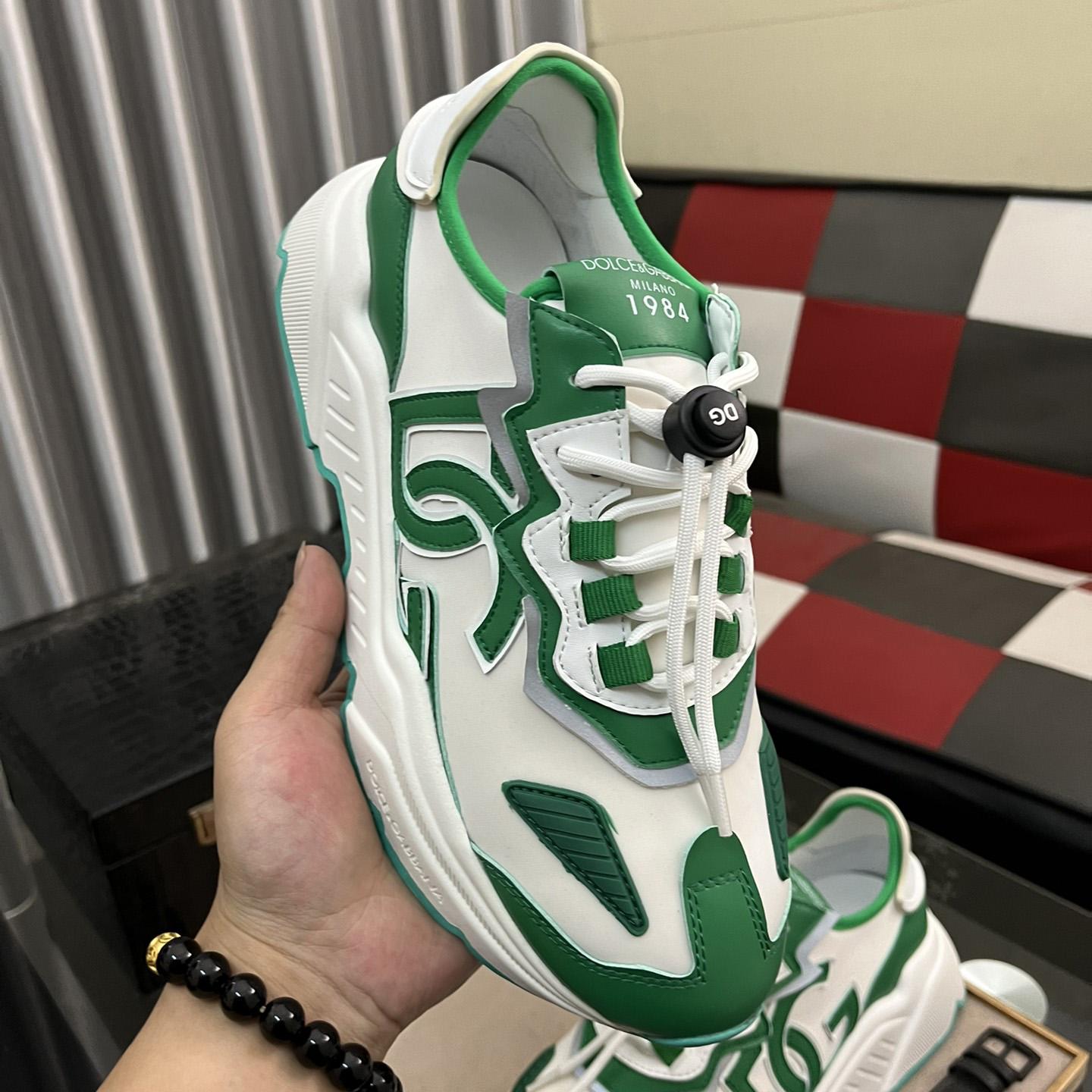 Dolce & Gabbana Mixed-materials Daymaster Sneakers - FashionPlug