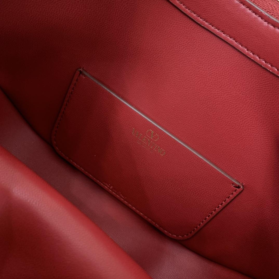 Valenti VLogo Moon Mini Hobo Bag In Nappa Leather With Chain - FashionPlug
