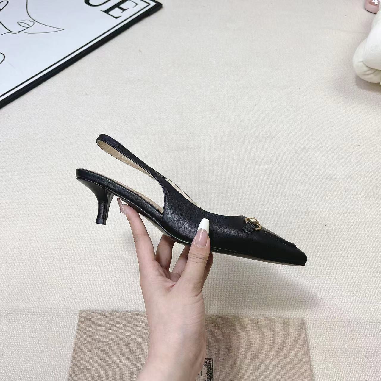 Gucci Women's Horsebit Slingback Pump - FashionPlug