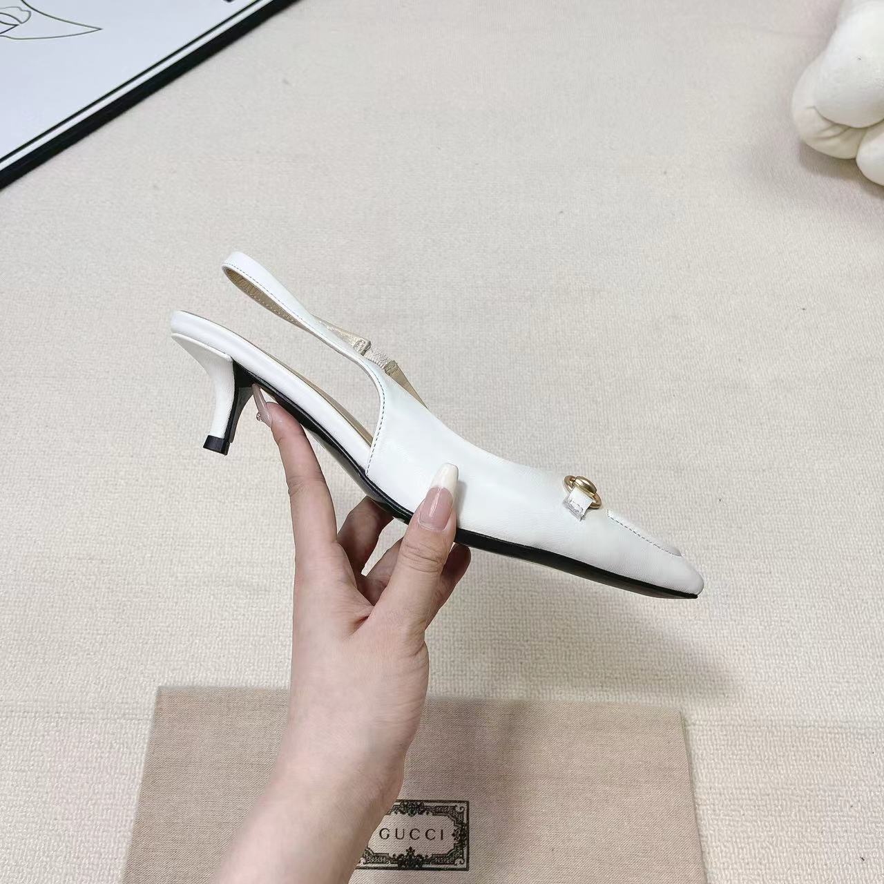 Gucci Women's Horsebit Slingback Pump - FashionPlug