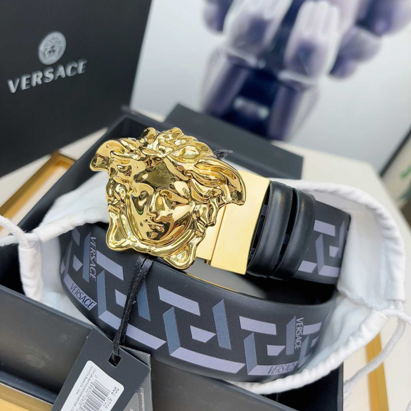 Versace Reversible Leather Belt    40mm - FashionPlug
