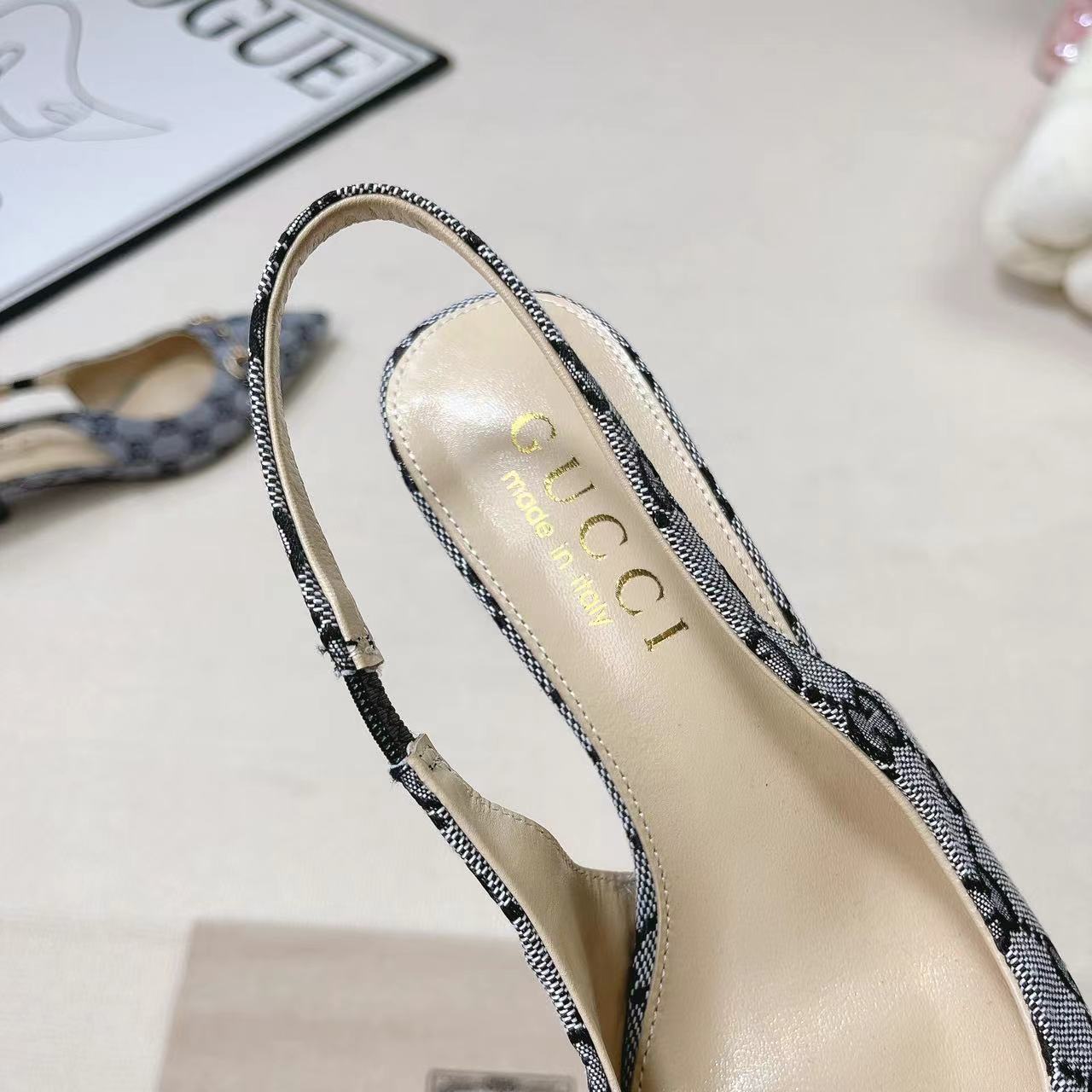 Gucci Women's Horsebit Slingback Pump - FashionPlug