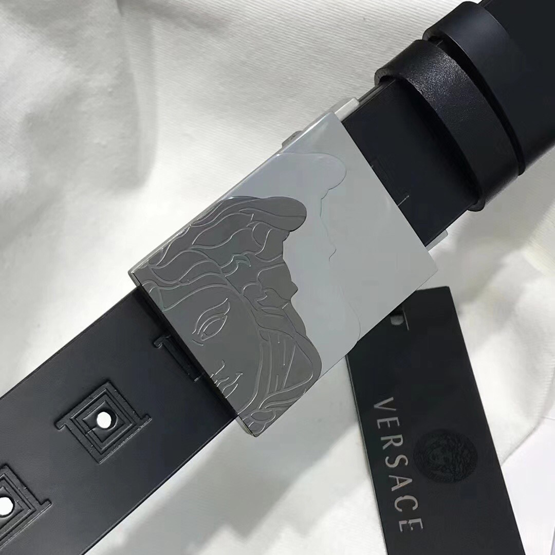 Versace Leather Belt   35mm - FashionPlug