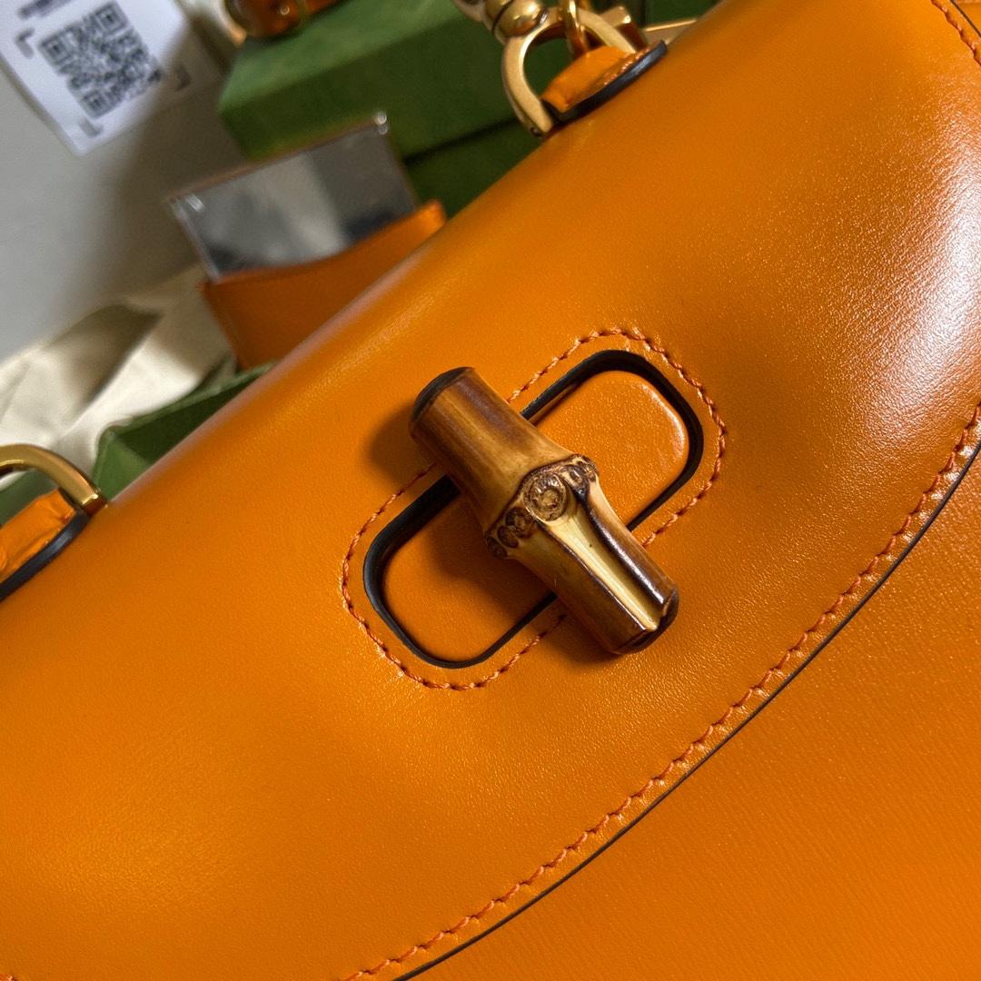 Gucci Bamboo 1947 Small Top Handle Bag   - FashionPlug