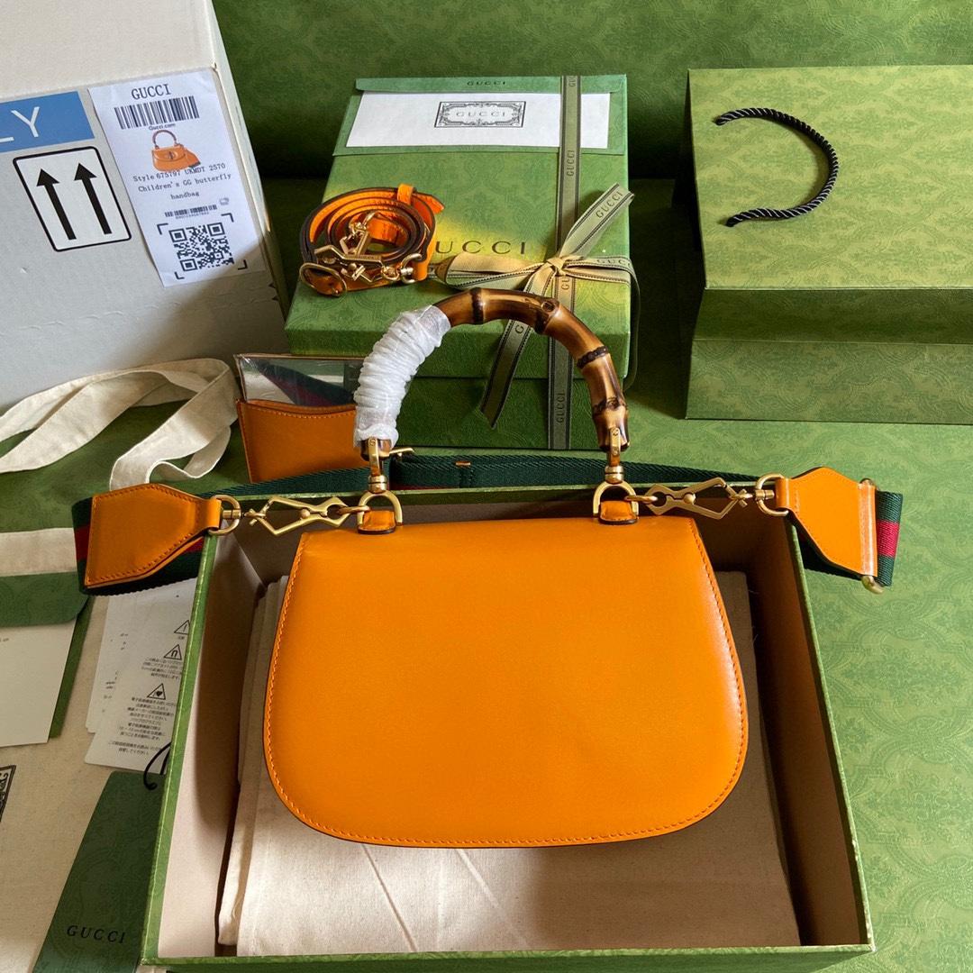 Gucci Bamboo 1947 Small Top Handle Bag   - FashionPlug